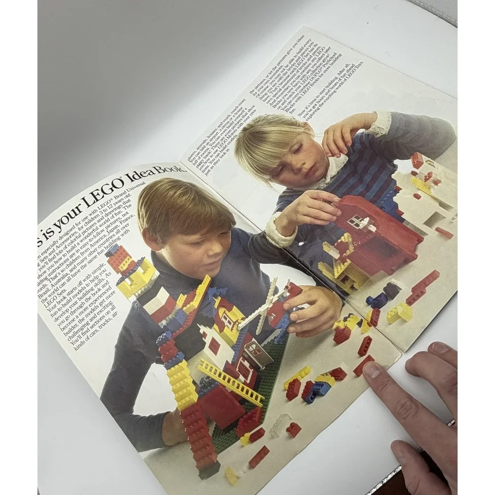 Vintage 1982 LEGO Idea Book 226 Building Ideas‎ Ages 3-12 Softcover Illustrated